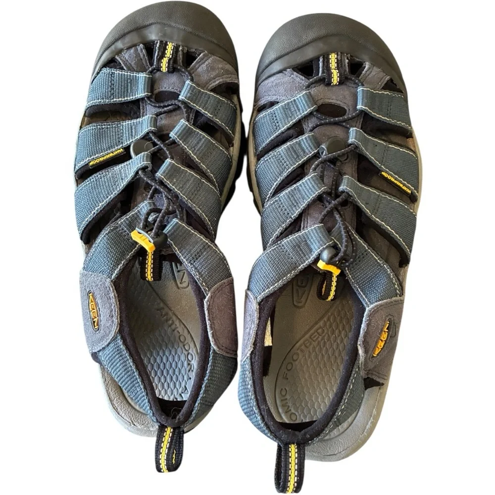 Keen Men's Newport H2 Waterproof Hiking Sandals Blue/Grey Size 10.5 EUC